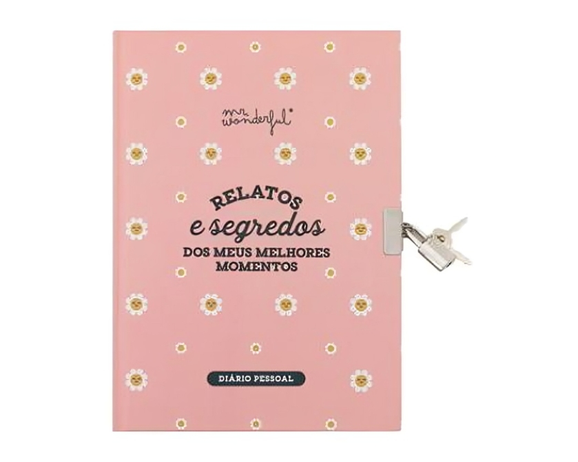 Diário Pessoal com Cadeado - Mr Wonderful