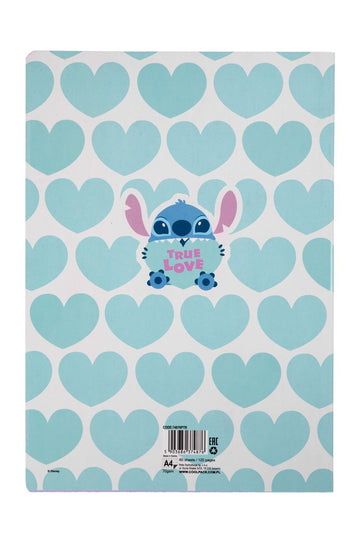 Caderno Quadriculado Love - Stich