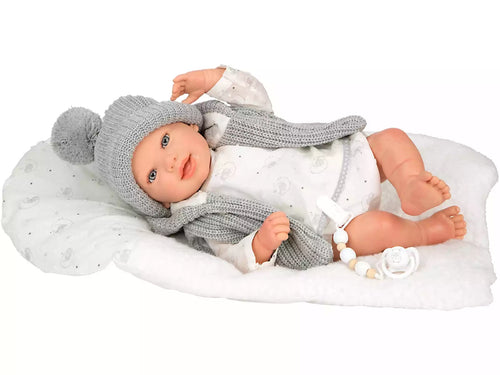 Boneca Bebé Reborn Daniela de 45 cm com Almofada - Arias