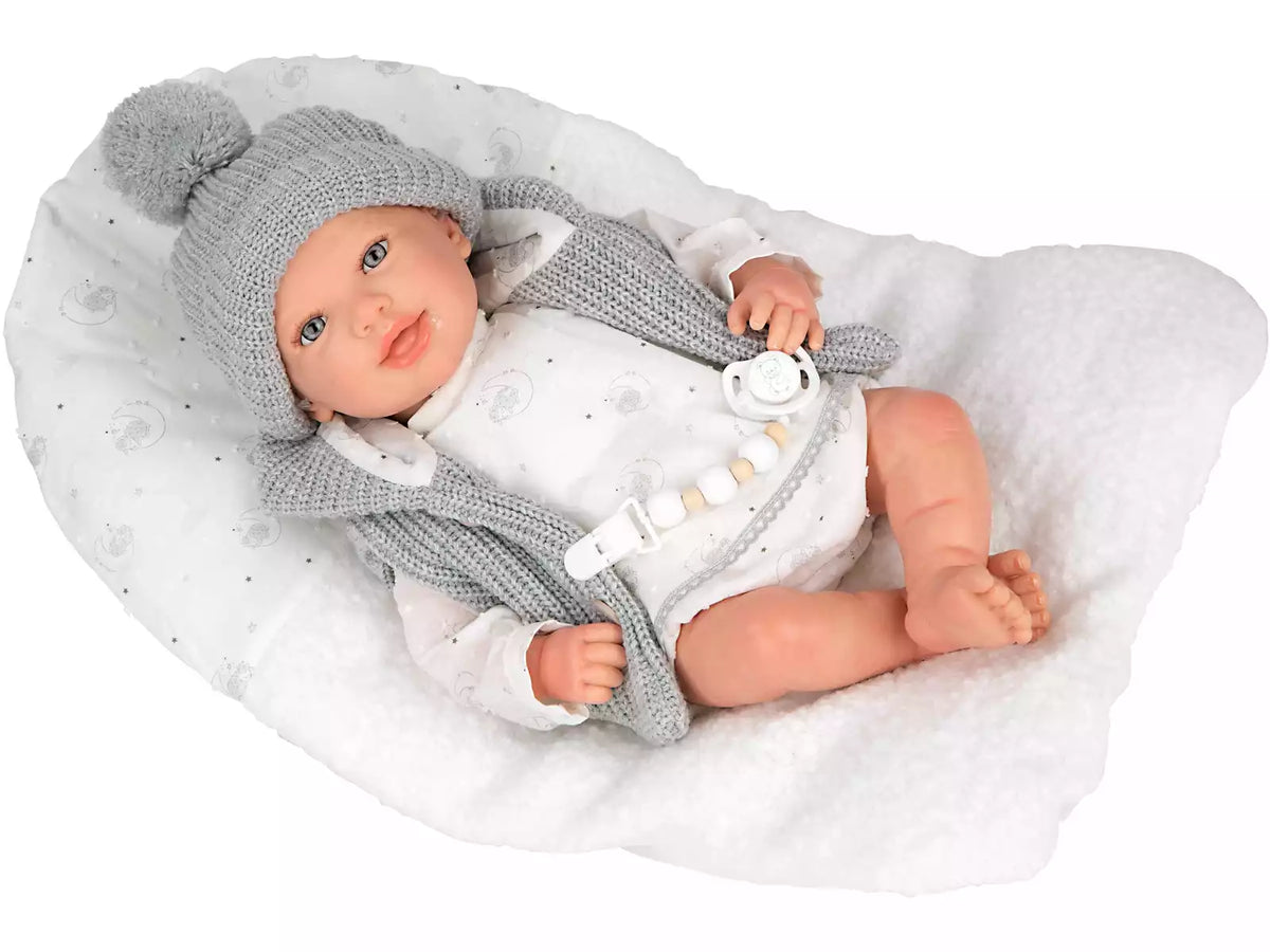 Boneca Bebé Reborn Daniela de 45 cm com Almofada - Arias