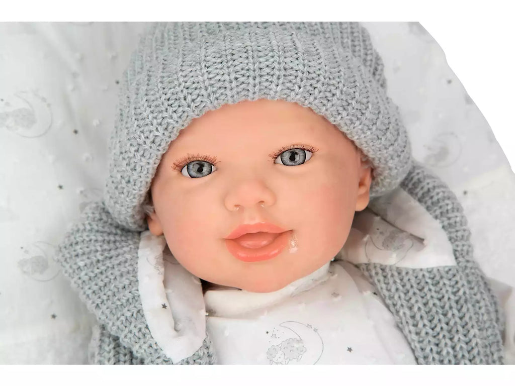 Boneca Bebé Reborn Daniela de 45 cm com Almofada - Arias