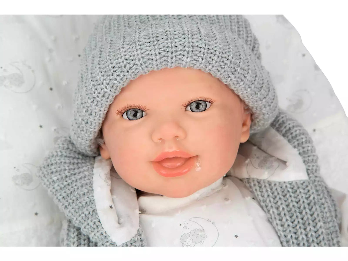 Boneca Bebé Reborn Daniela de 45 cm com Almofada - Arias