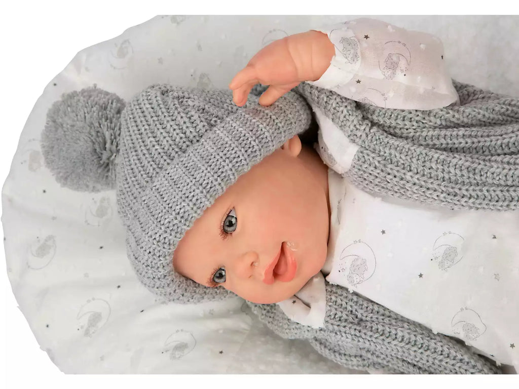 Boneca Bebé Reborn Daniela de 45 cm com Almofada - Arias
