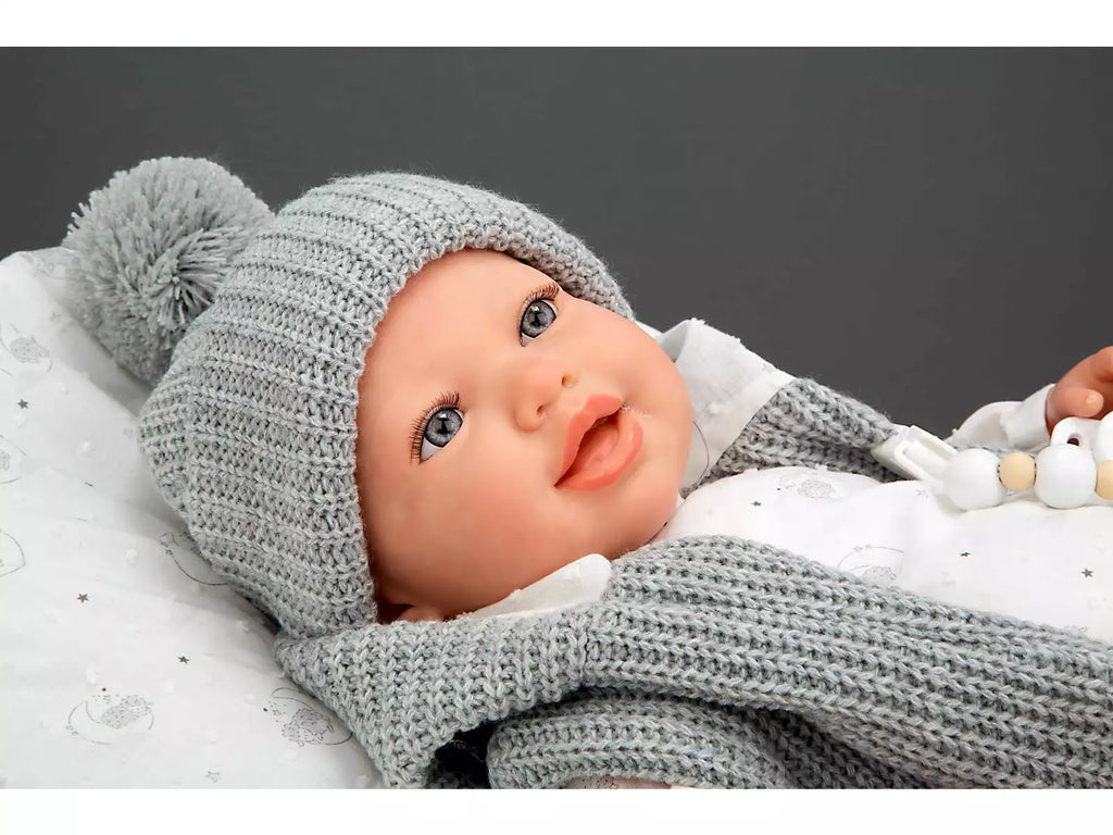 Boneca Bebé Reborn Daniela de 45 cm com Almofada - Arias