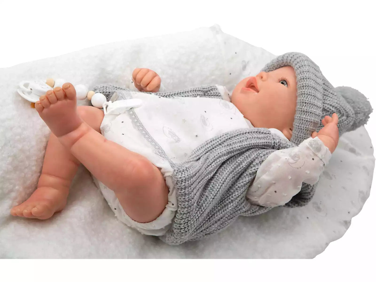 Boneca Bebé Reborn Daniela de 45 cm com Almofada - Arias