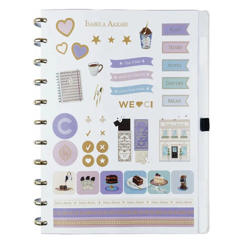 Caderno Inteligente Grande A4 Rose Key By Isabela Akkari