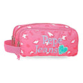 Porta Lápis Triplo Evelyn Rosa - Pepe Jeans