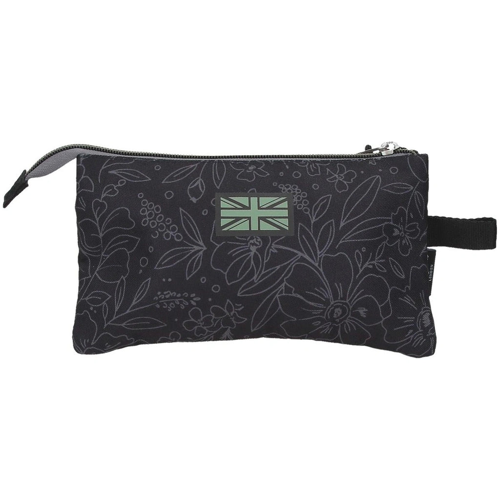 Porta Lápis Triplo Eloise Negro - Pepe Jeans