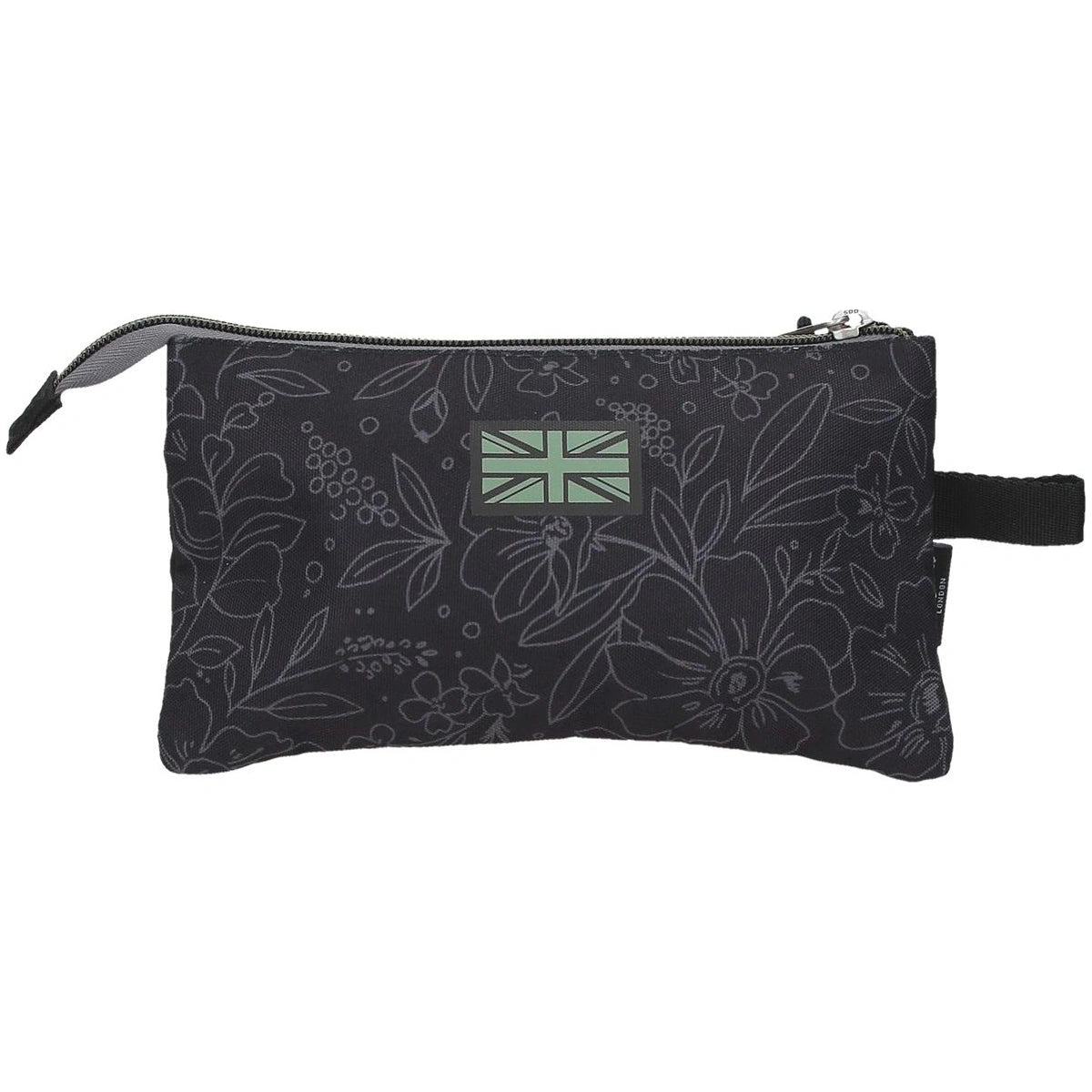 Porta Lápis Triplo Eloise Negro - Pepe Jeans