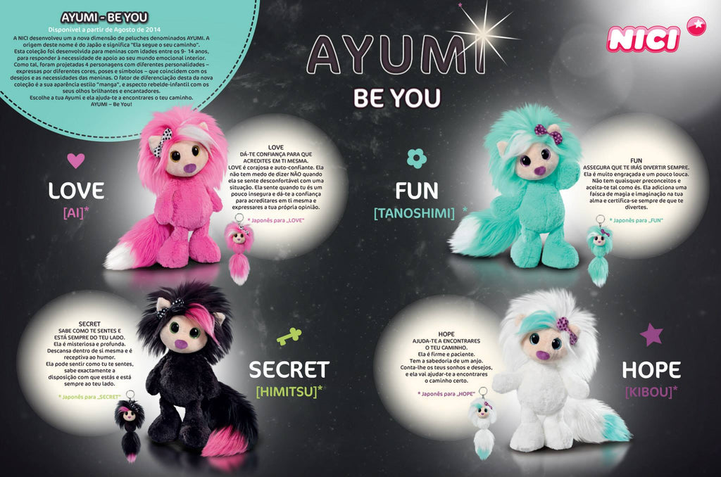 Peluche AYUMI BE YOU - FUN