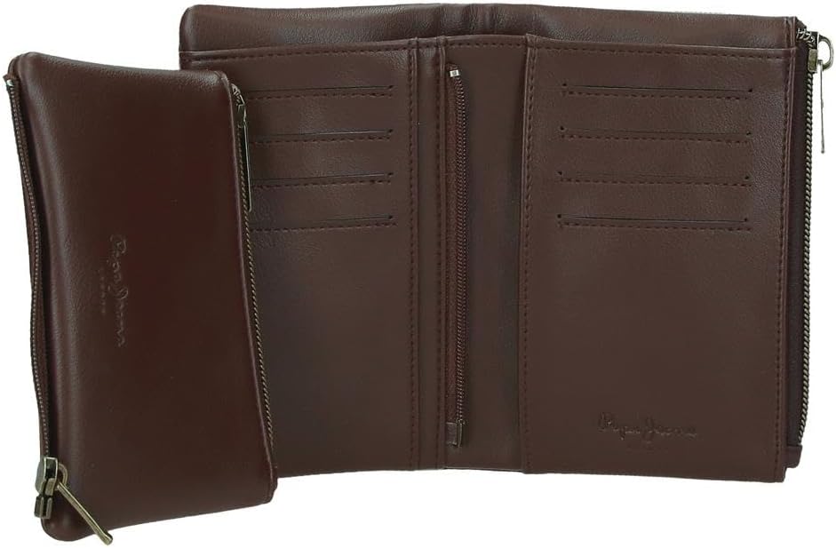 Carteira de Senhora Ease Castanho - Pepe Jeans