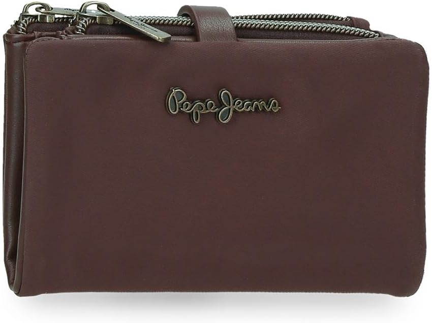 Carteira de Senhora Ease Castanho - Pepe Jeans