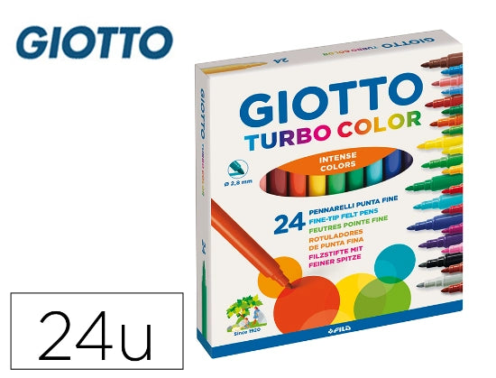 GIOTTO Marcadores TurboColor - 24 Unidades