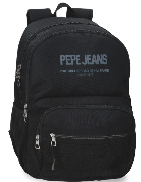 Mochila 46cm Edward Negro - Pepe Jeans