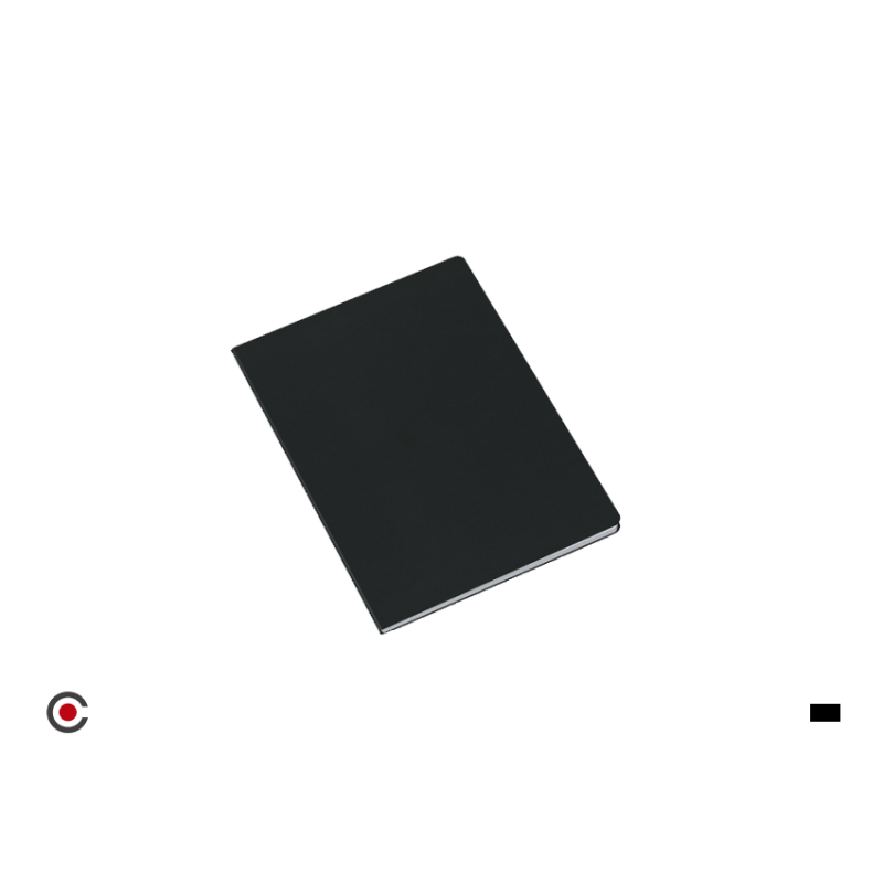 Caderno A4 Capa Preta Liso - FAMA