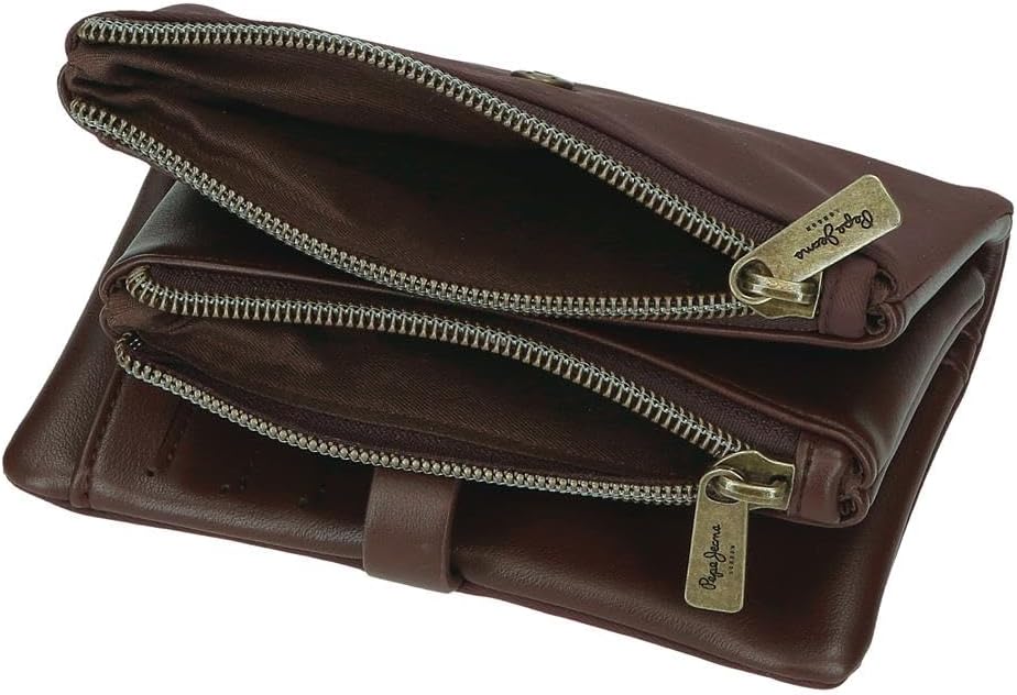 Carteira de Senhora Ease Castanho - Pepe Jeans