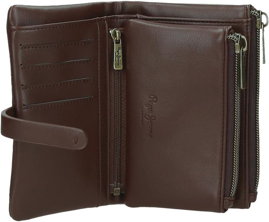 Carteira de Senhora Ease Castanho - Pepe Jeans