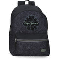 Mochila 44cm Eloise Negro - Pepe Jeans