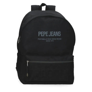 Mochila 44cm Edward Negro - Pepe Jeans