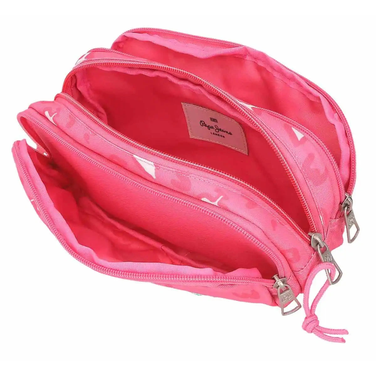 Porta Lápis Triplo Evelyn Rosa - Pepe Jeans