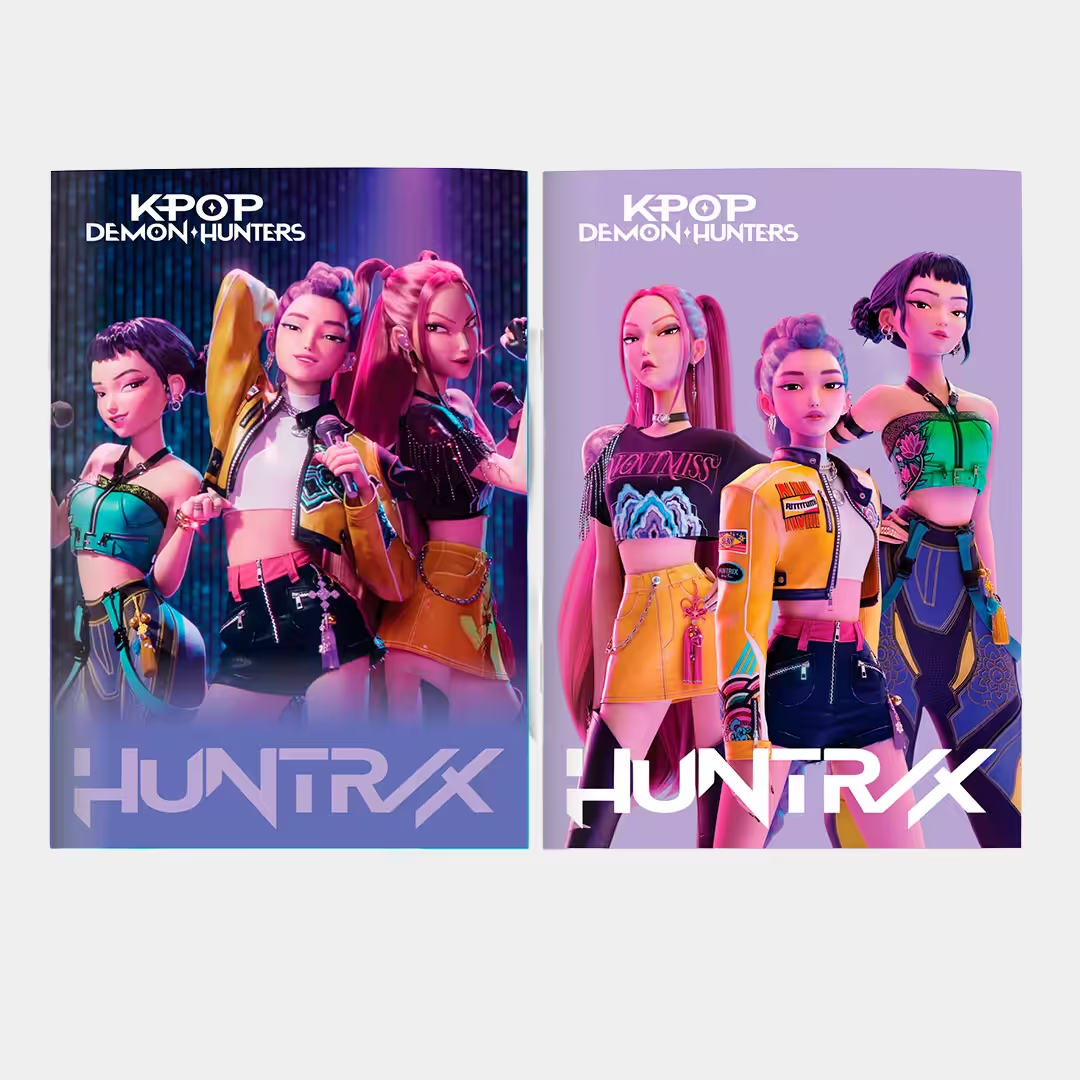 Caderno Pautado B5 40fls - K-Pop Demon Hunters