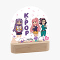 Candeeiro de Madeira - K-Pop Stars