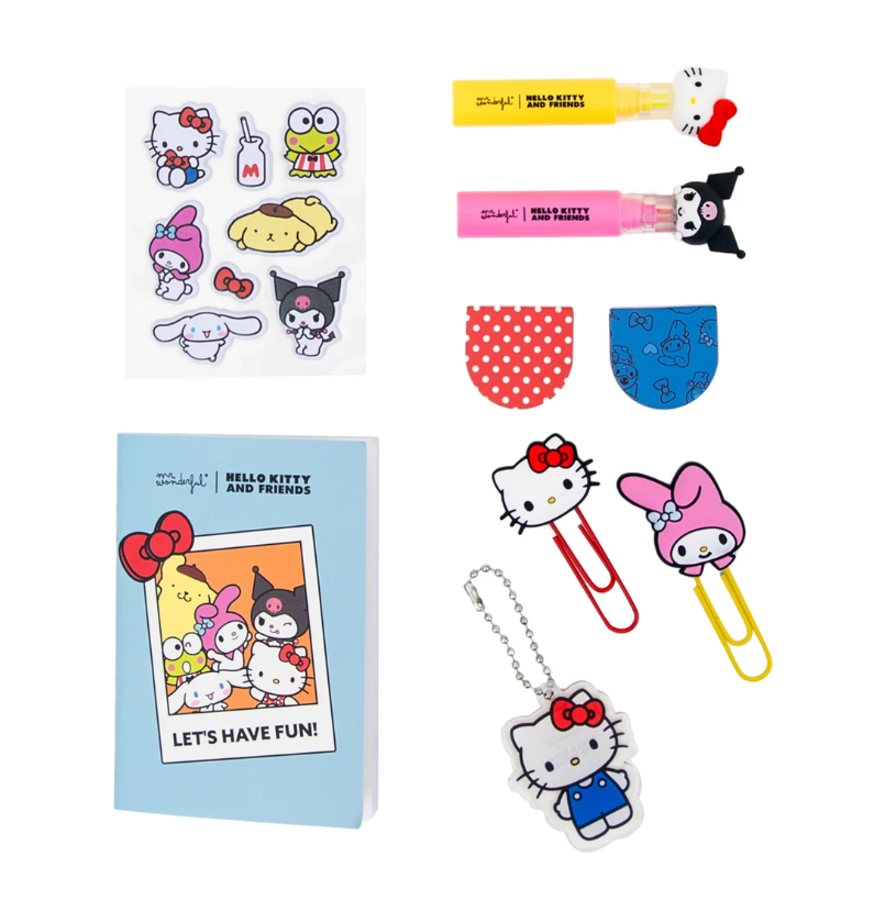 Kit Decorar Agenda Hello Kitty & Friends – Let’s have fun! - Mr.Wonderful