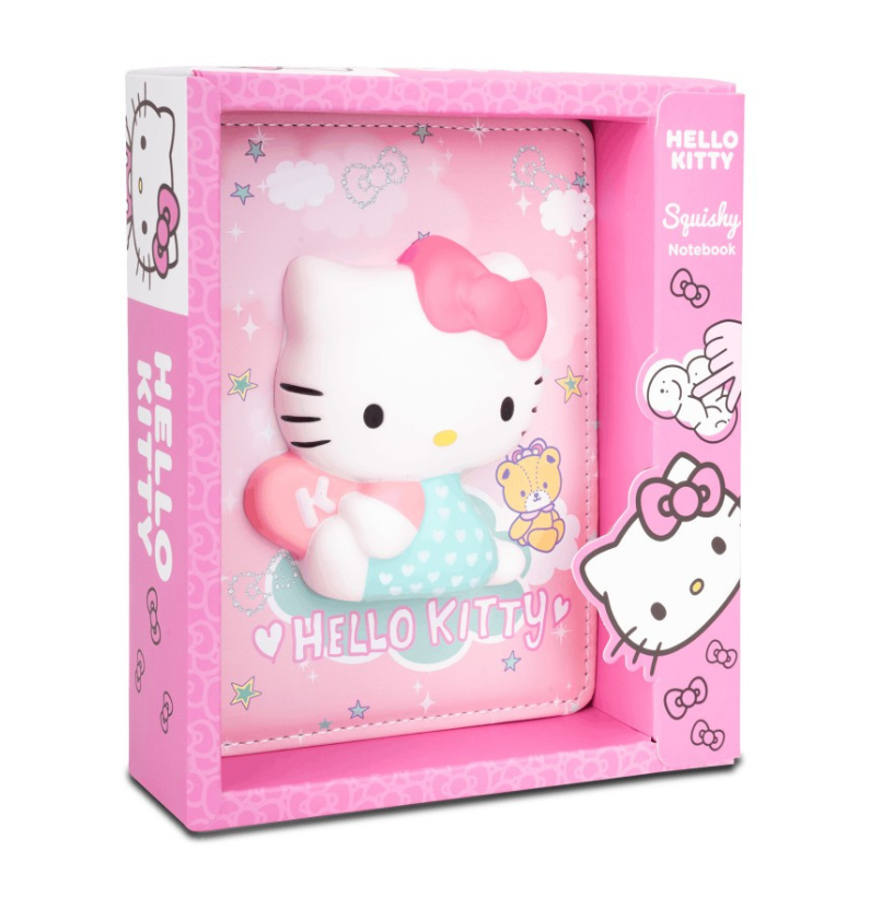 Caderno Hello Kitty Squishy B6 - Rosa