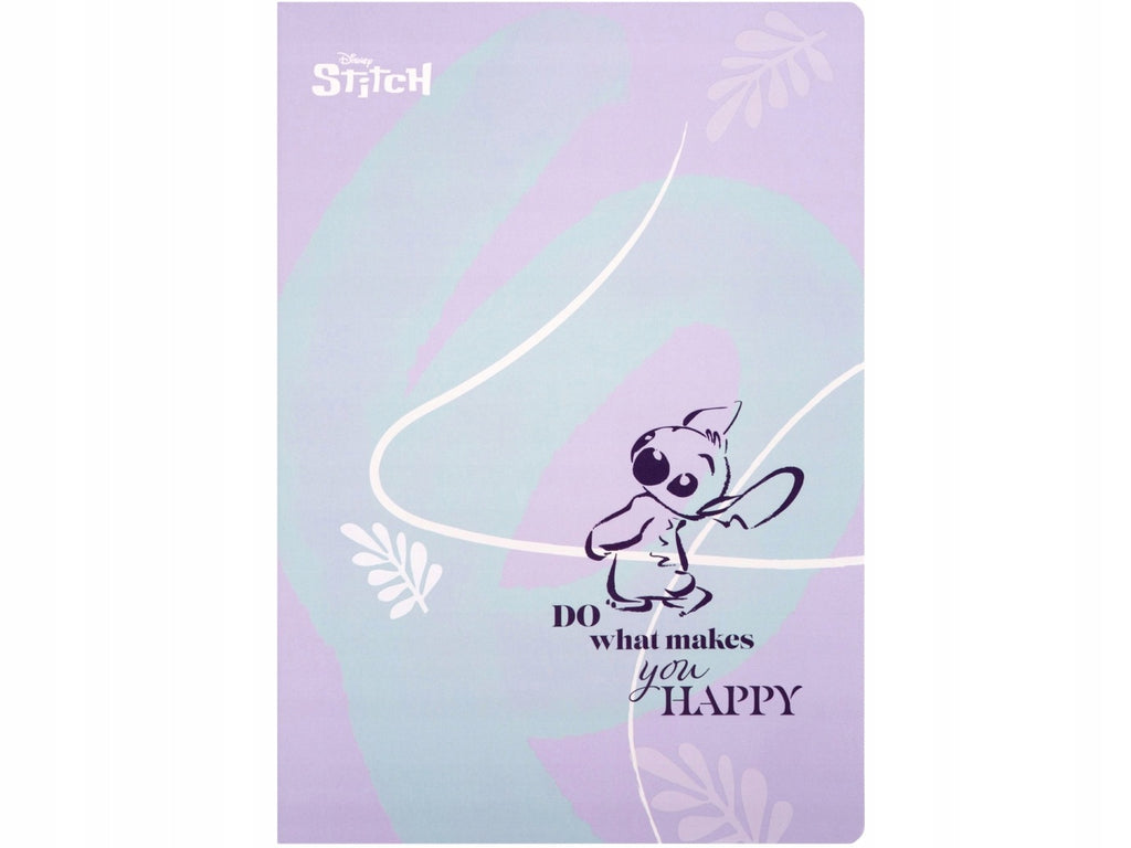 Caderno Quadriculado Love - Stich