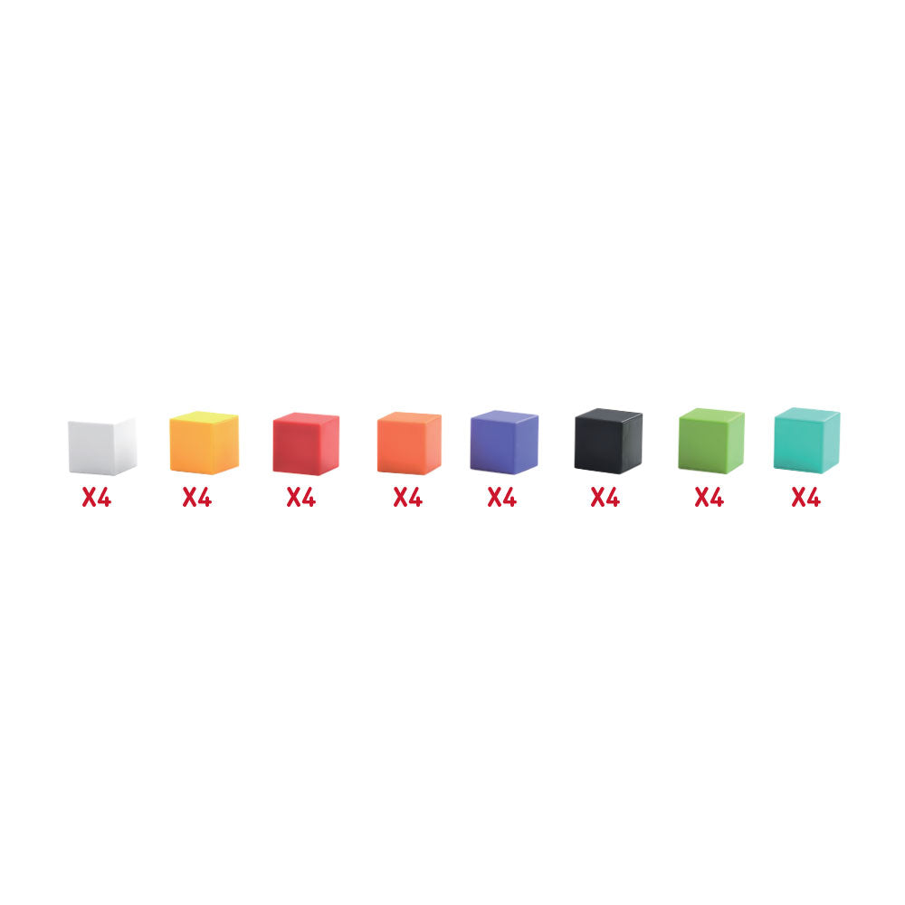 Jogo Magnético 32 Cubos 3D - giros