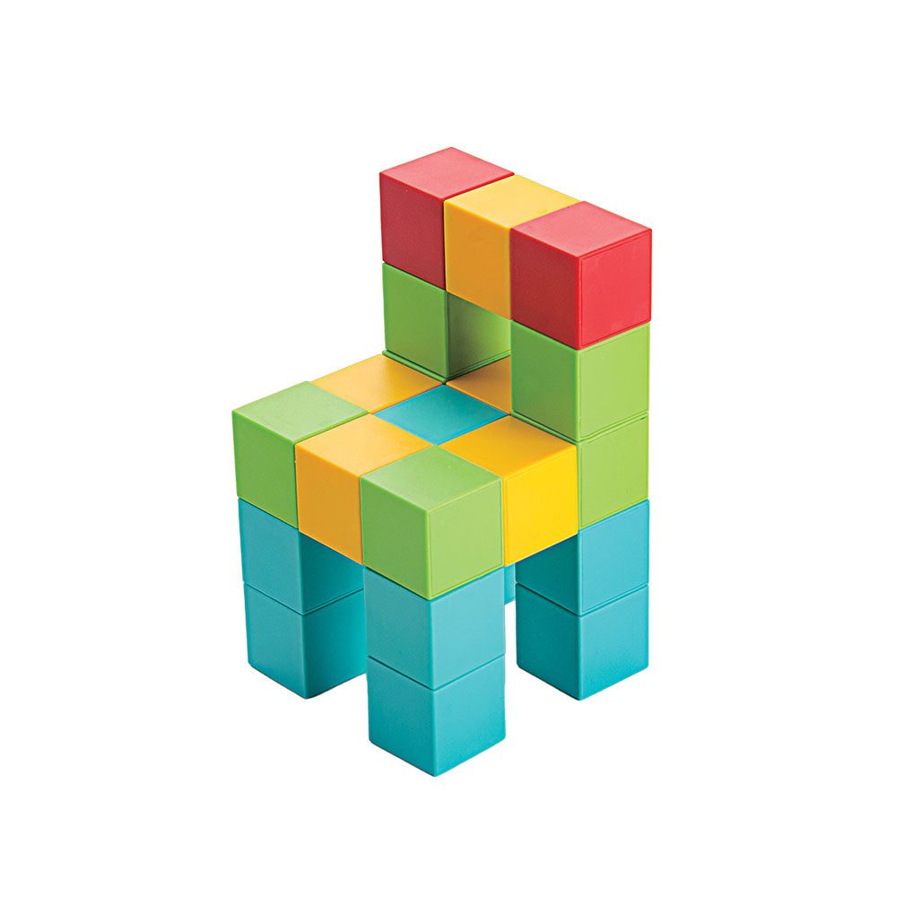 Jogo Magnético 64 Cubos 3D - giros