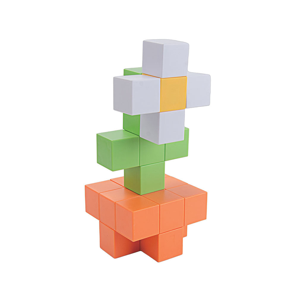 Jogo Magnético 64 Cubos 3D - giros
