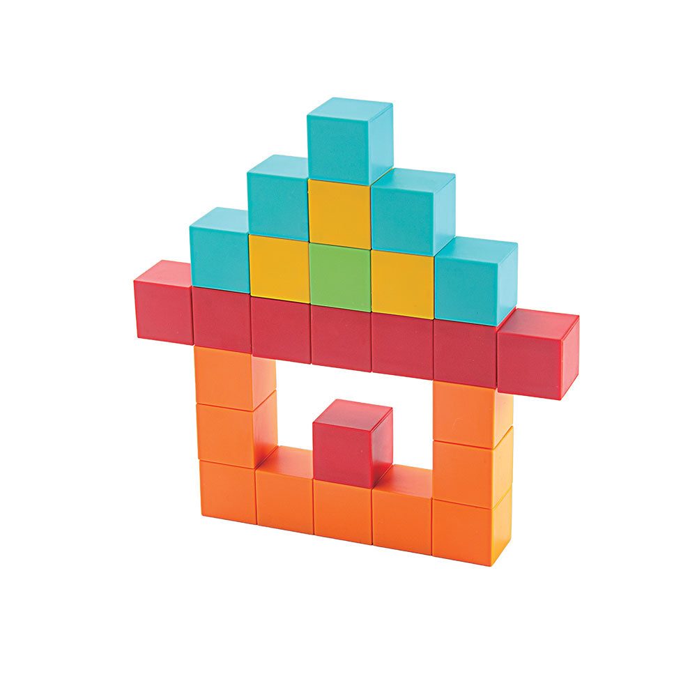 Jogo Magnético 64 Cubos 3D - giros
