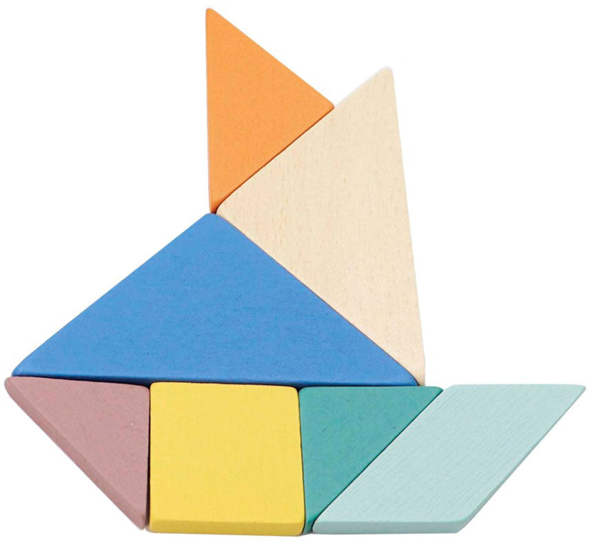 Jogo Tangram de Madeira