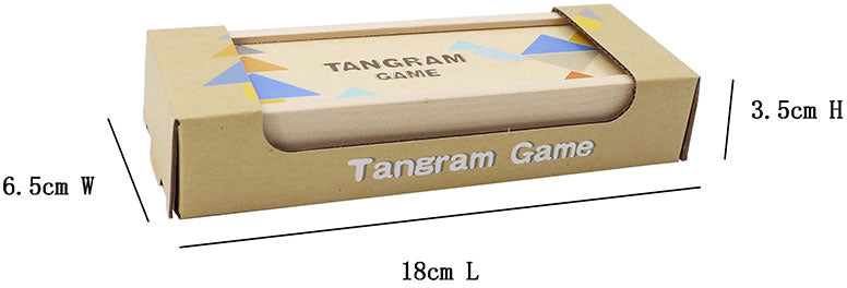 Jogo Tangram de Madeira