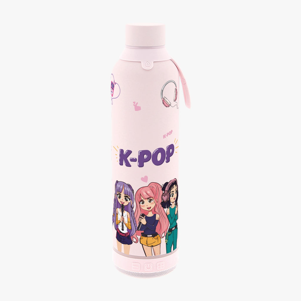Garrafa térmica 600ml c/ coluna - K-Pop