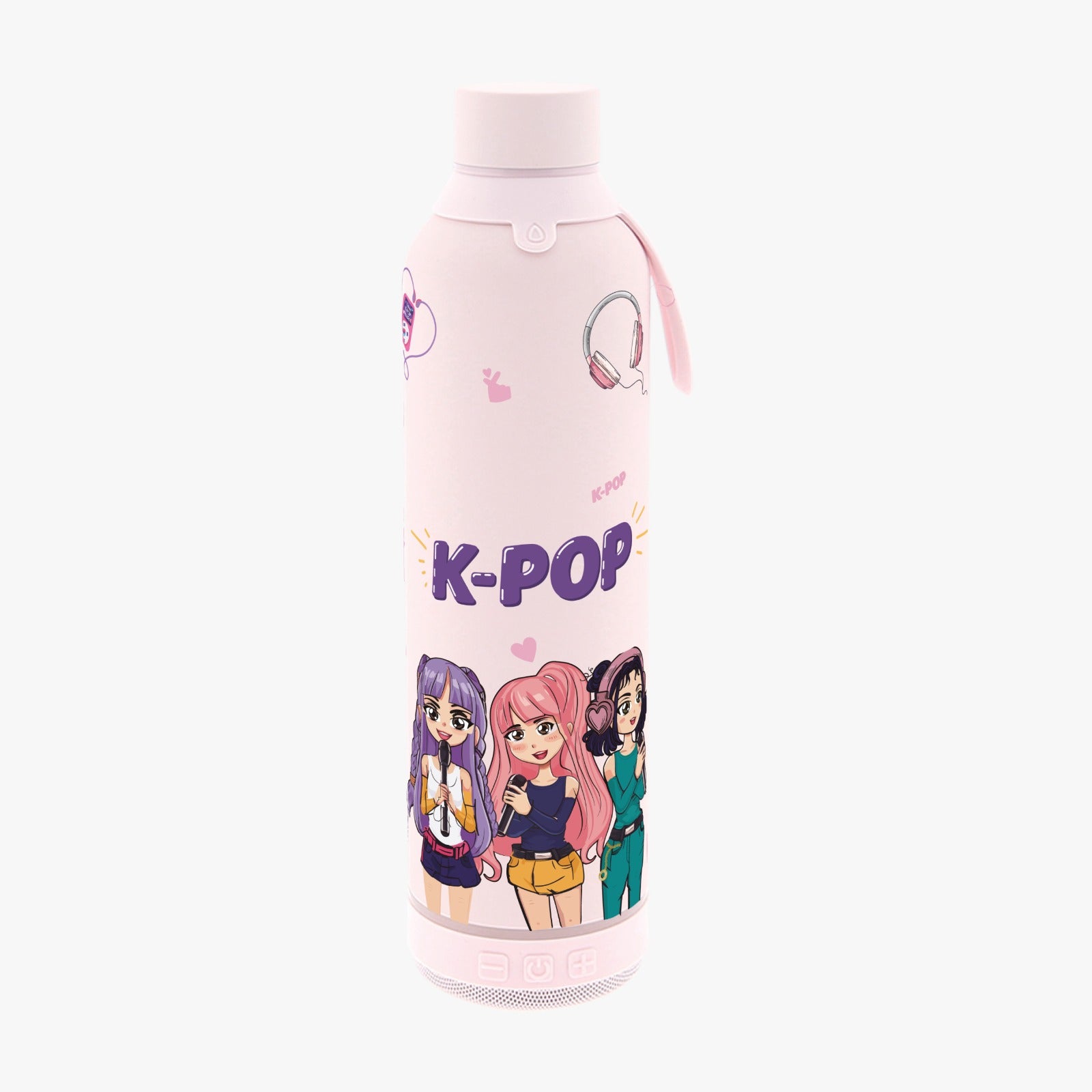 Garrafa térmica 600ml c/ coluna - K-Pop