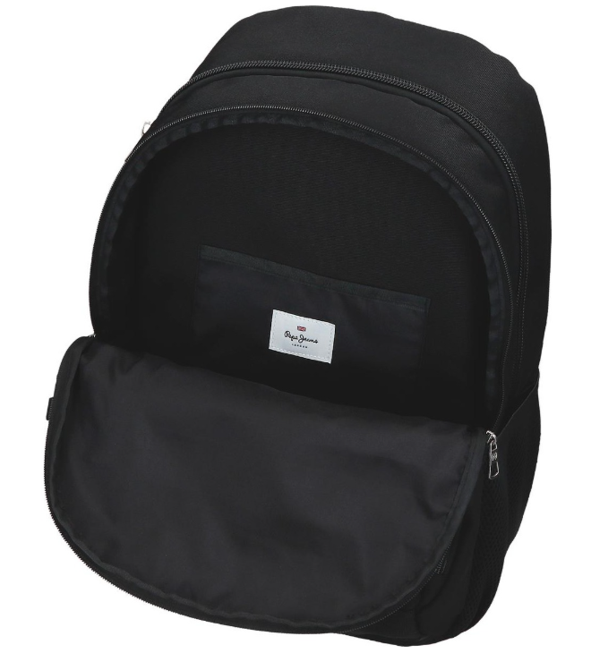 Mochila 46cm Edward Negro - Pepe Jeans