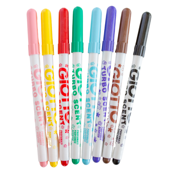 GIOTTO Marcadores Turbo Scent - 8 Unidades