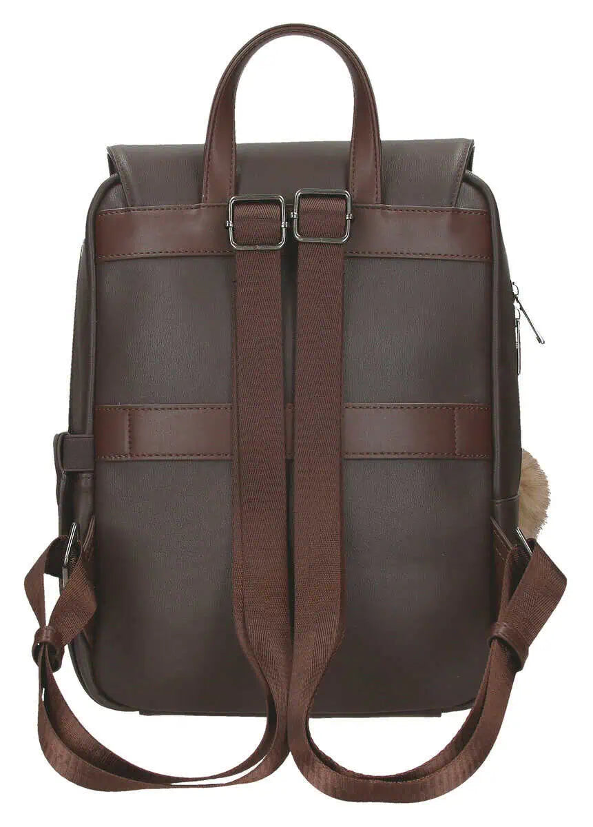 Mochila Margaret Castanho 33cm - Pepe Jeans