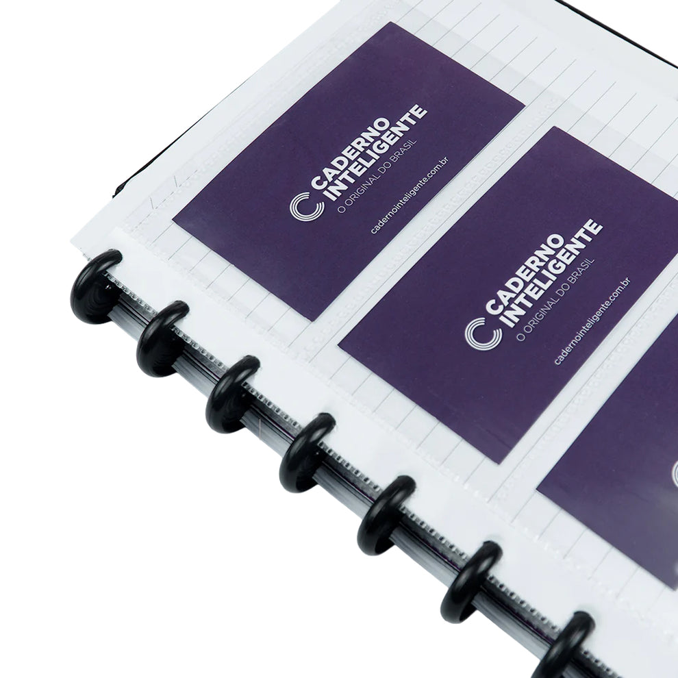 Organizador de Cartões para Caderno Inteligente