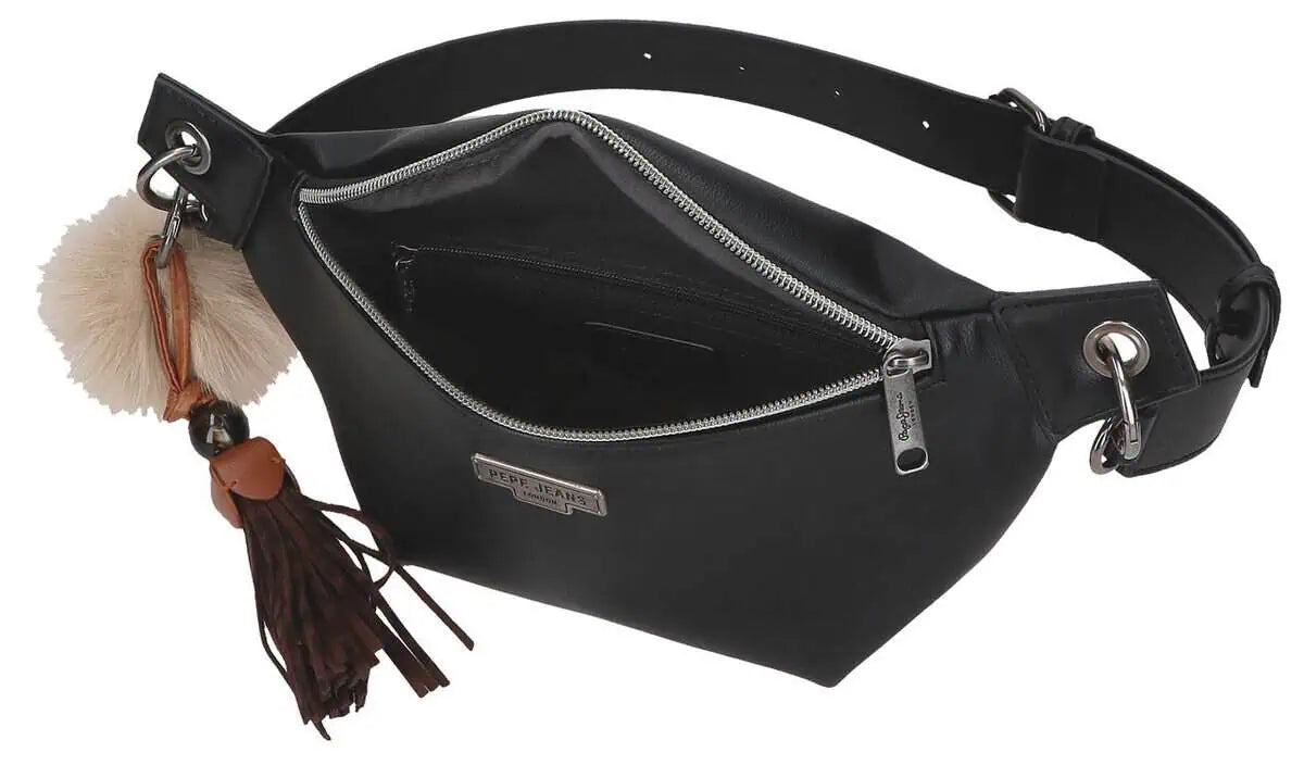 Bolsa Cintura Margaret Negro - Pepe Jeans