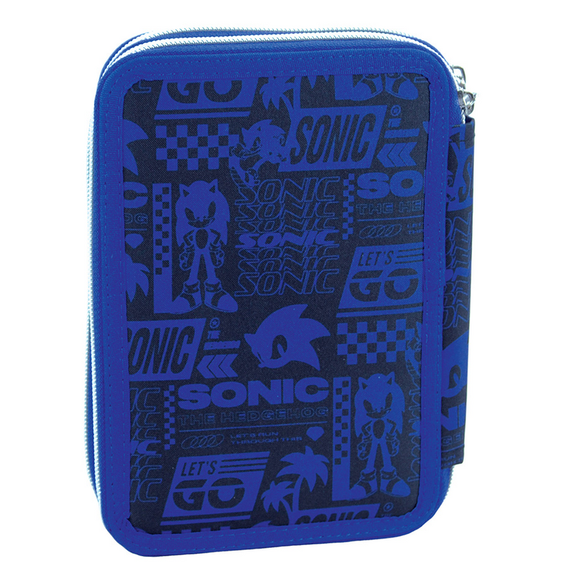 Estojo Duplo Completo Sonic