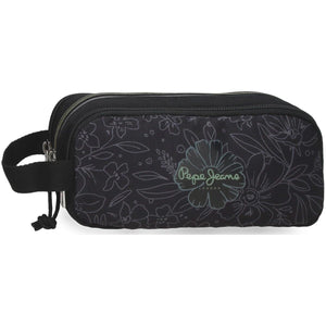 Porta Lápis Triplo Eloise Negro - Pepe Jeans
