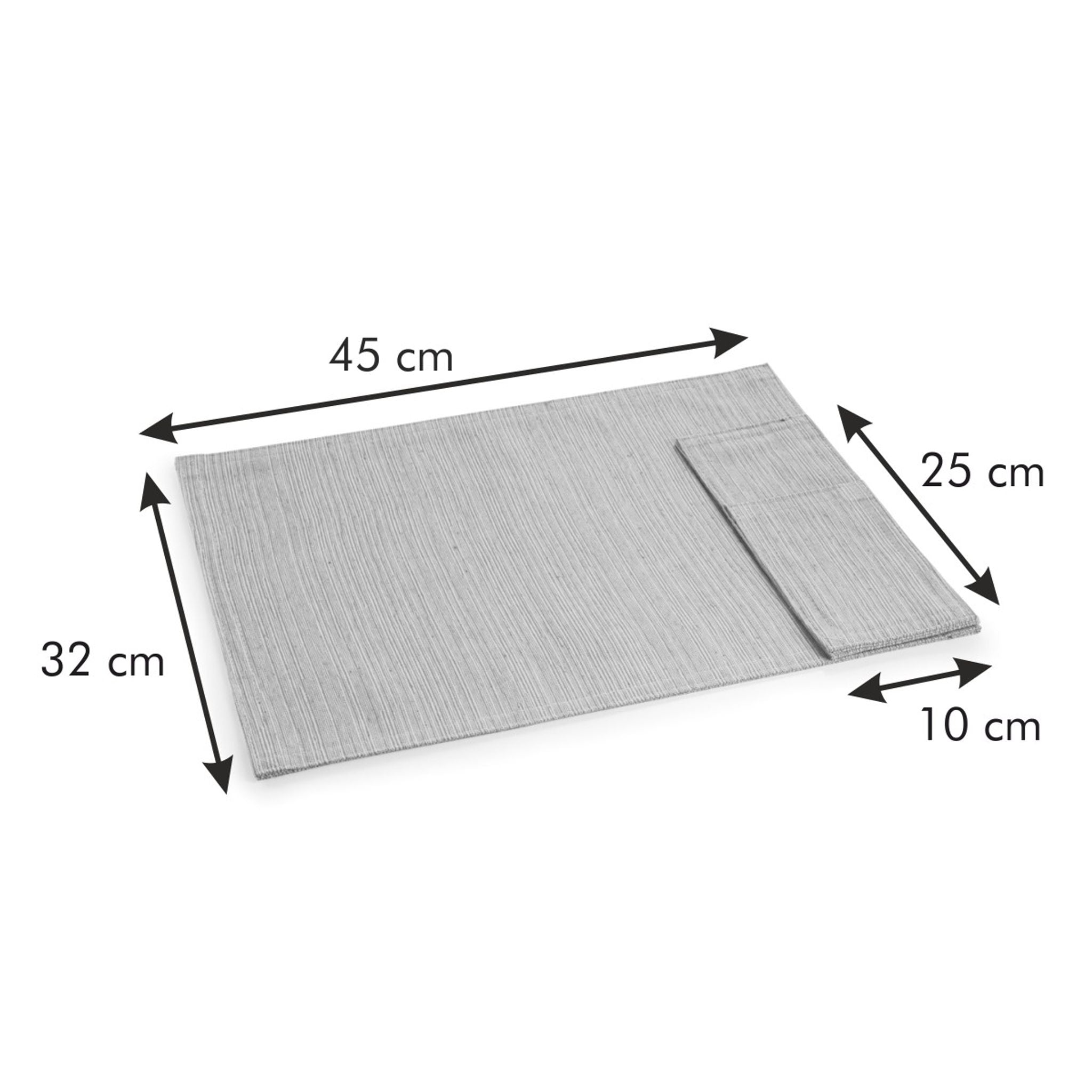Base Individual de Tecido com Bolso para Talheres - FLAIR LOUNGE