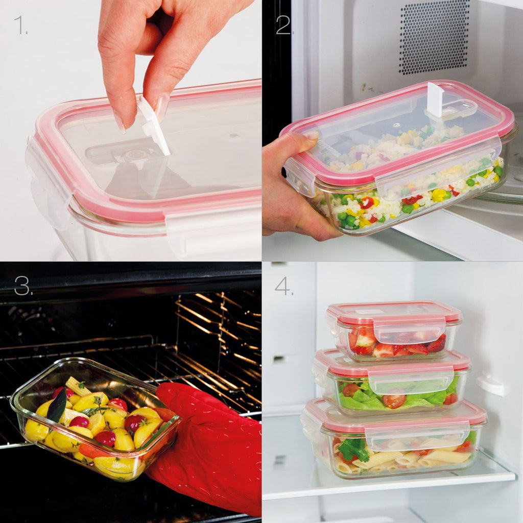 Caixa de Vidro 1.5L Retangular - FRESHBOX