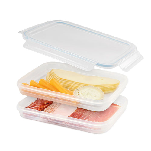 Caixa Dupla 1.0L Retangular - FRESHBOX