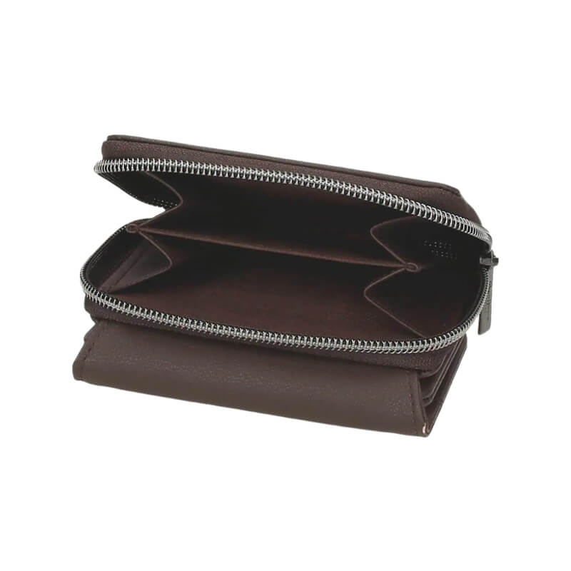 Carteira de Senhora Pequena Margaret Castanho - Pepe Jeans