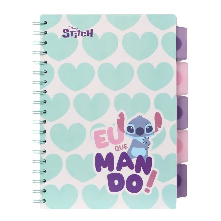 Caderno B5 - Stitch Love