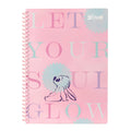 Caderno B5 Quadriculado Stitch Love